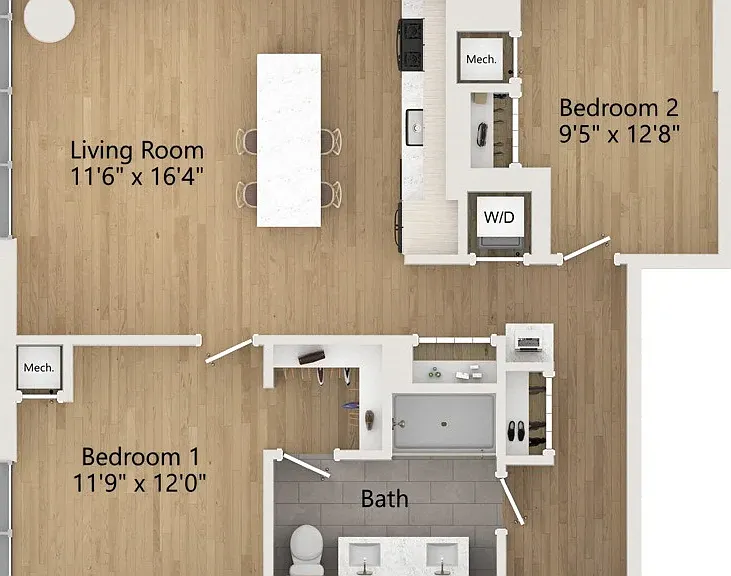 301 S Leavitt St #2S — Photo 8