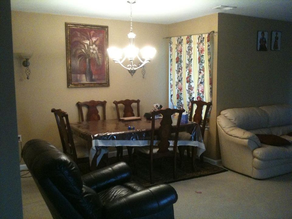 Spacious dining area