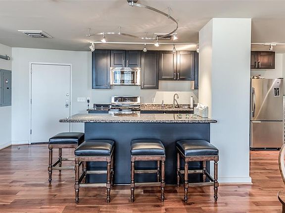 Another view of the Kitchen with space at the counter top for more seating.