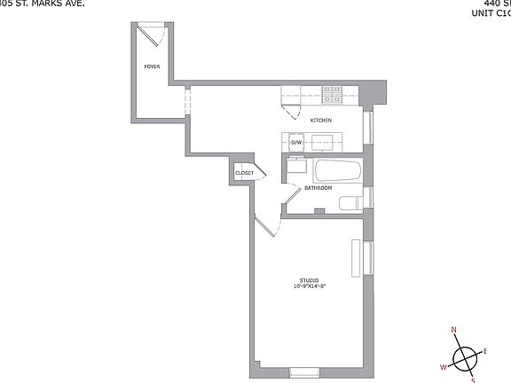 2nd image of 805 Saint Marks Ave #C1g