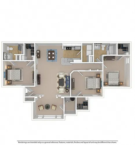 Floor plan Manor with Sunroom - C2B