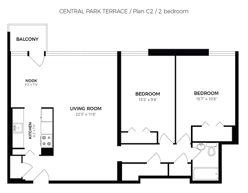 Floor plan 608