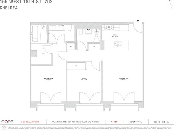 2nd image of 155 W 18th St APT 702