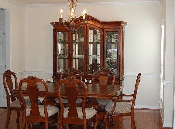 Formal dining area.