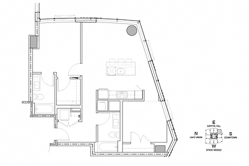 Floor plan 2 Bedroom C