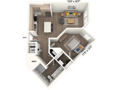 Floor plan AM12.2-M-Scheme III
