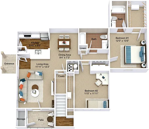 Floor plan Gold Mine