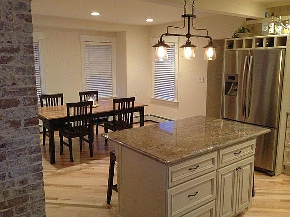 Kitchen into Dining Rm