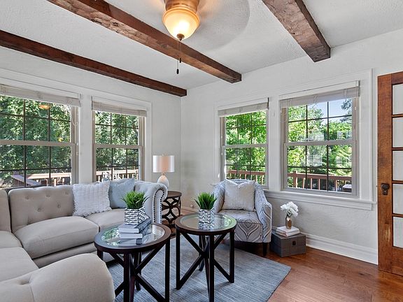 Family Room next to Kitchen & deck