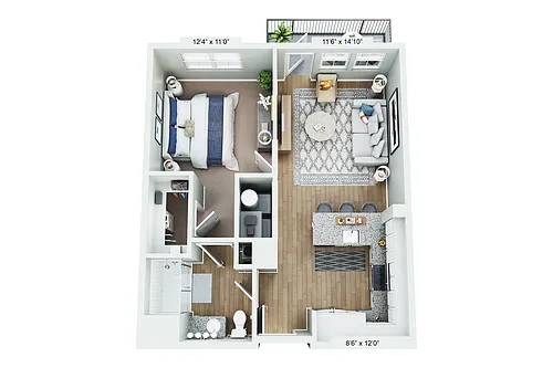 Floor plan A1 - Verona