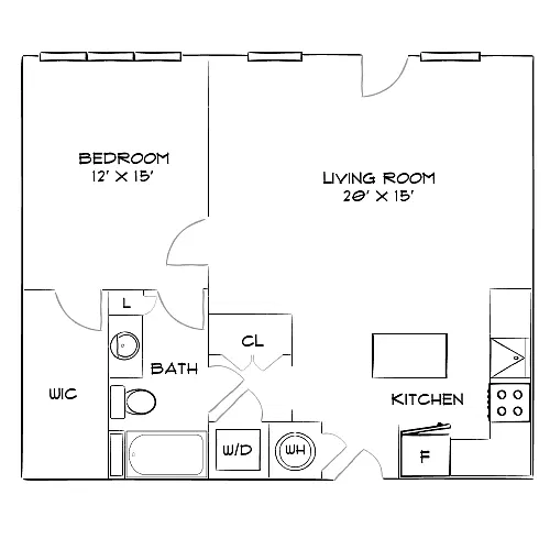 Floor plan Design 1J