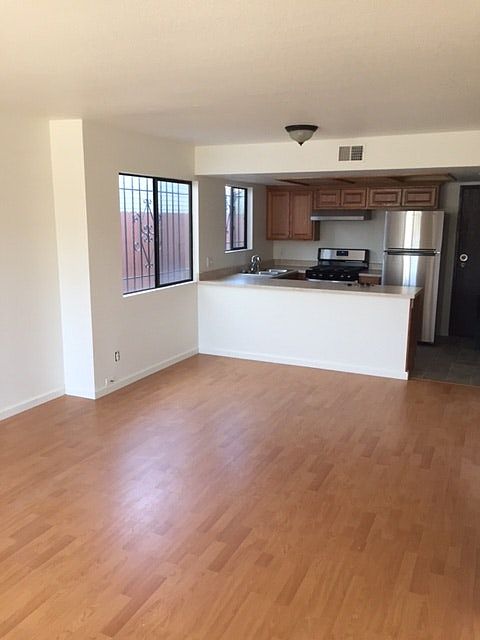 Dining area and kitchen