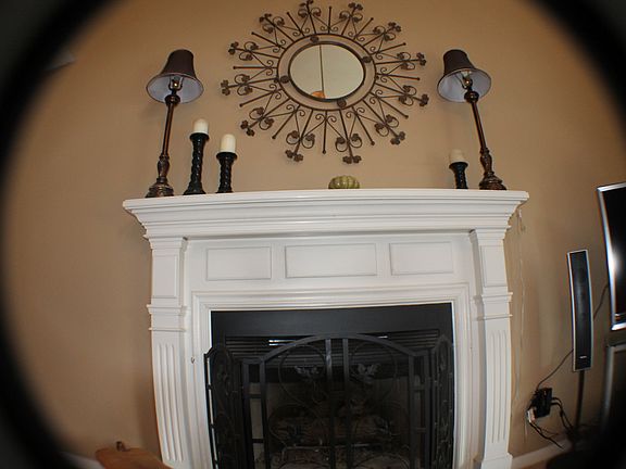 Beautiful gas fireplace