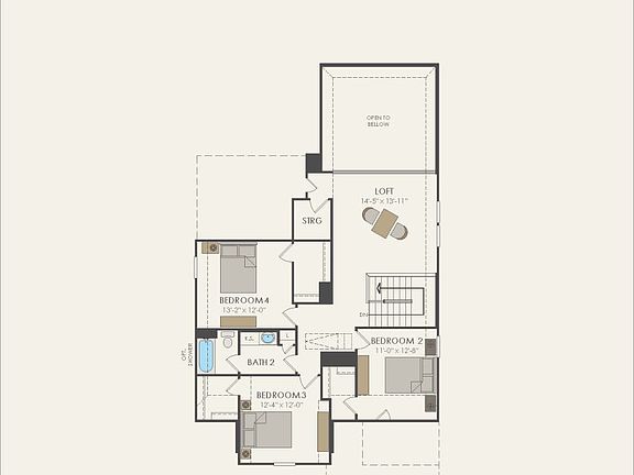 Second Floor 4 br 2.5 ba