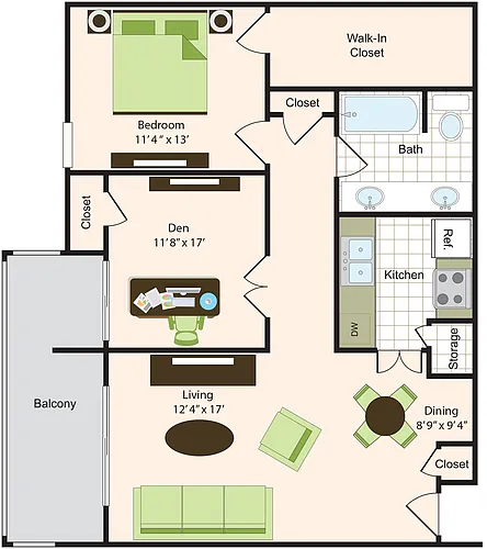Floor plan B1
