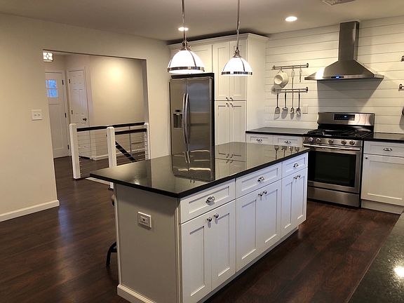 Kitchen view to basement 