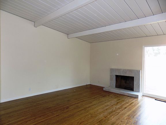Living room with fireplace