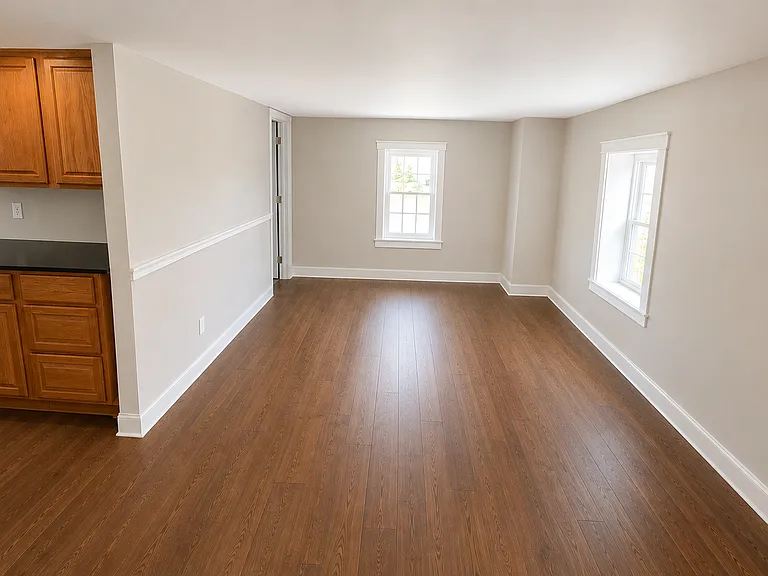 AI-modified to show final LR (shown from apartment entrance)