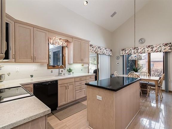 This expansive kitchen, which is light, bright and a great space to entertain.