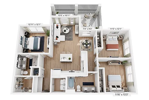 Floor plan C1