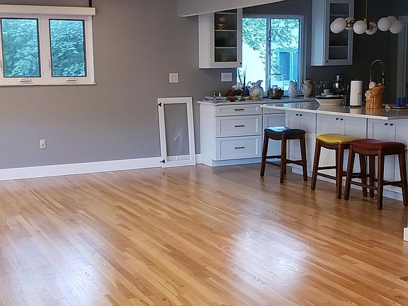 Open concept living room and kitchen