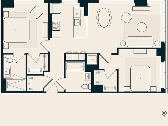 2nd image of 17 Hanover Pl #26G