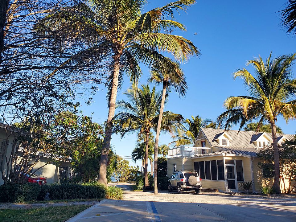 Parking lot with water views