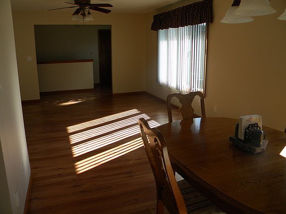 Dining room and Living room looking toward the entryway.