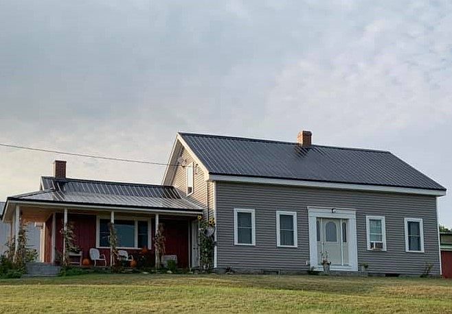 Front of house showing covered porch
