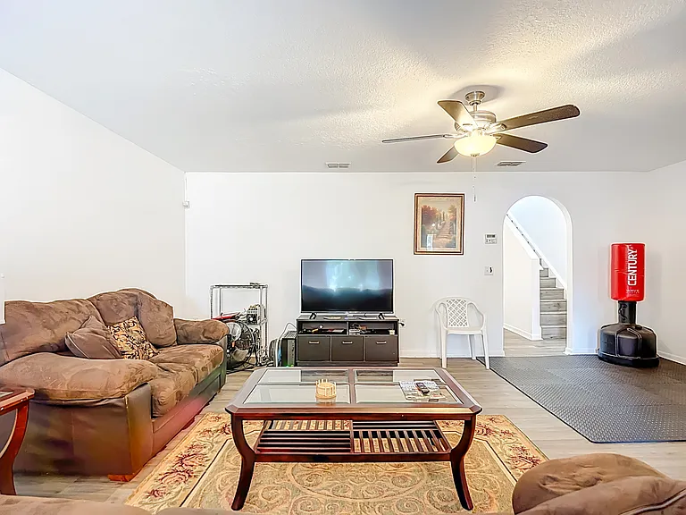 Shared living space. Downstairs.