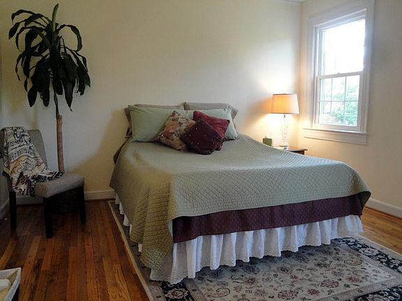 Good storage in large linen closet.