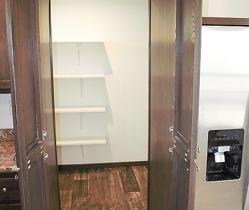 Hidden pantry & laundry room