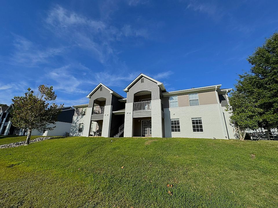 Freshly painted buildings