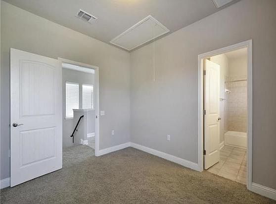 Bedroom looking towards living area