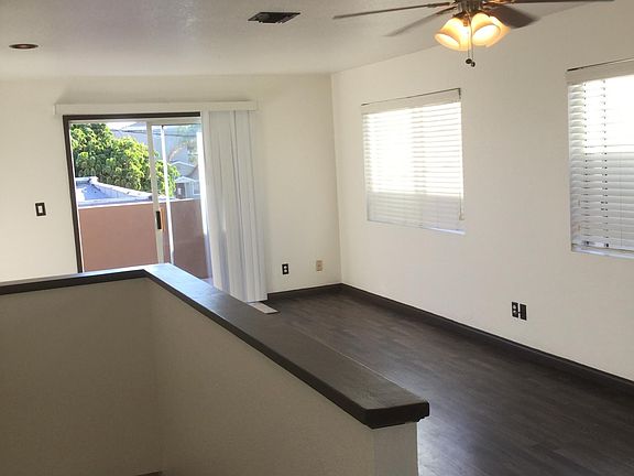 Living room looking out to balcony