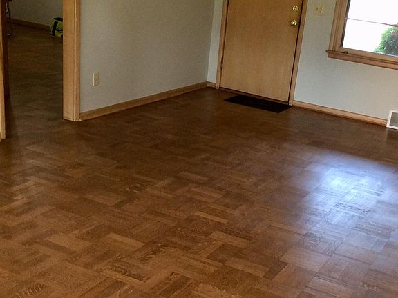 Refinished wood floors throughout
