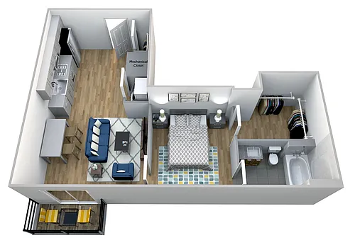 Floor plan B-4