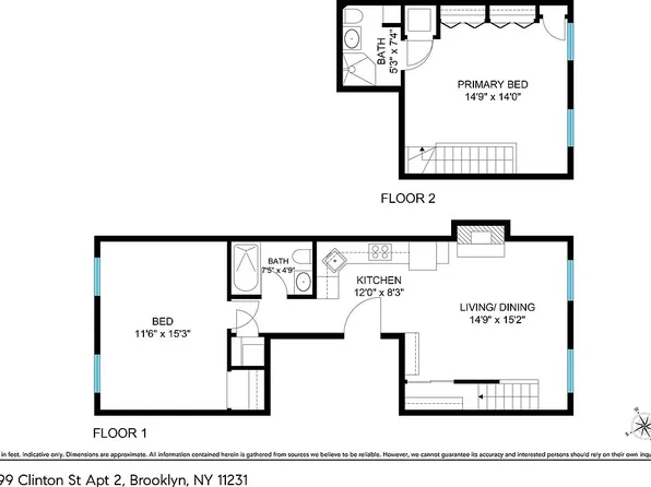 499 Clinton St #2, Brooklyn, NY 11231