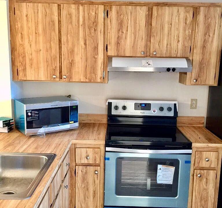 New stainless steel appliances