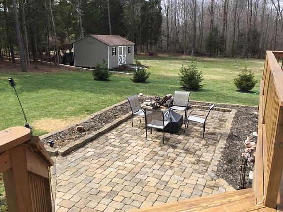 Step down to patio