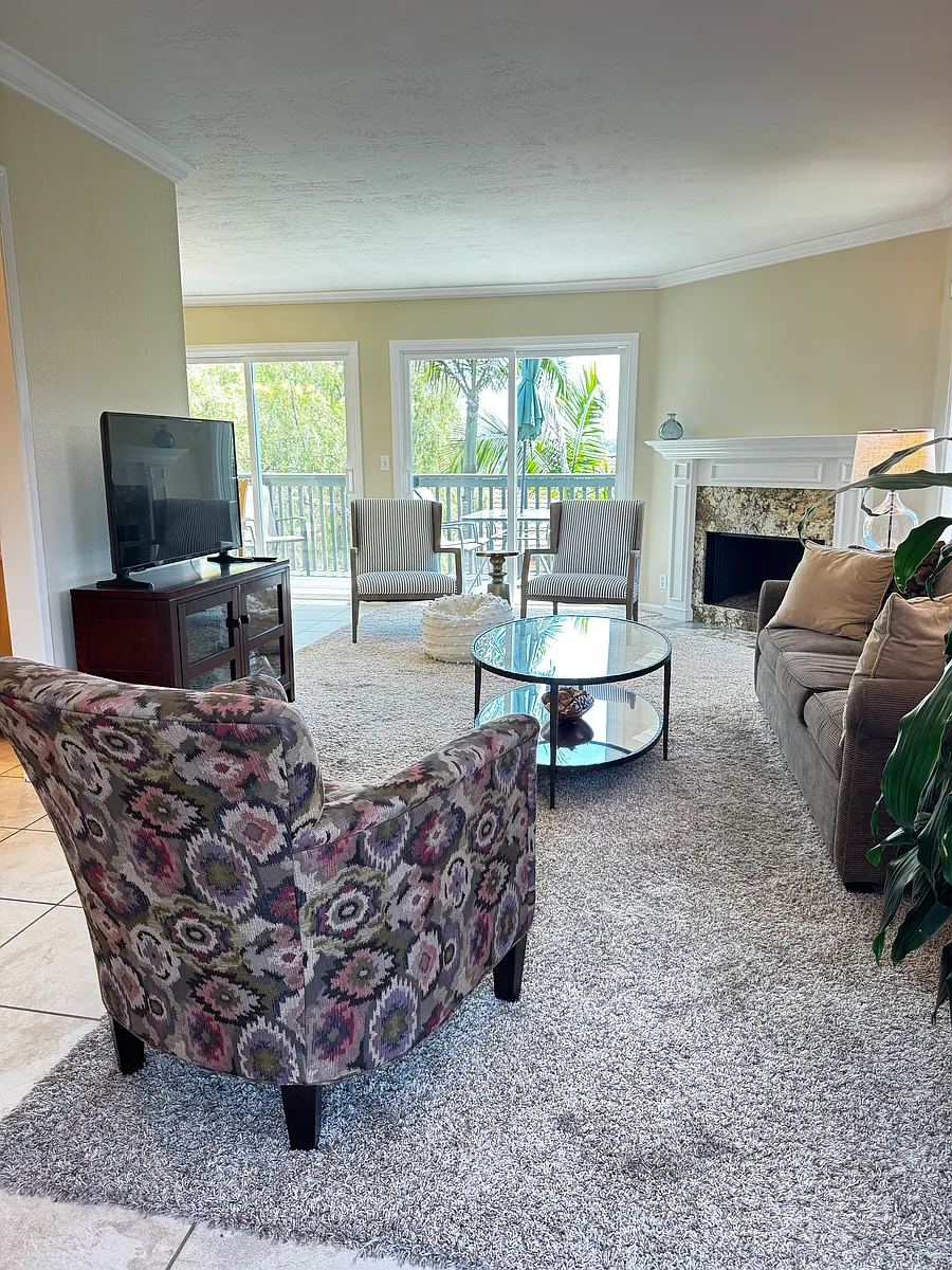 Living room from front door - 6917 Camino Revueltos