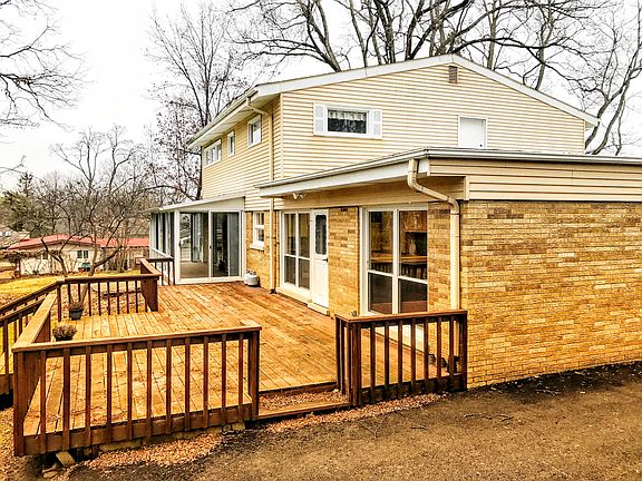 large deck for entertaining