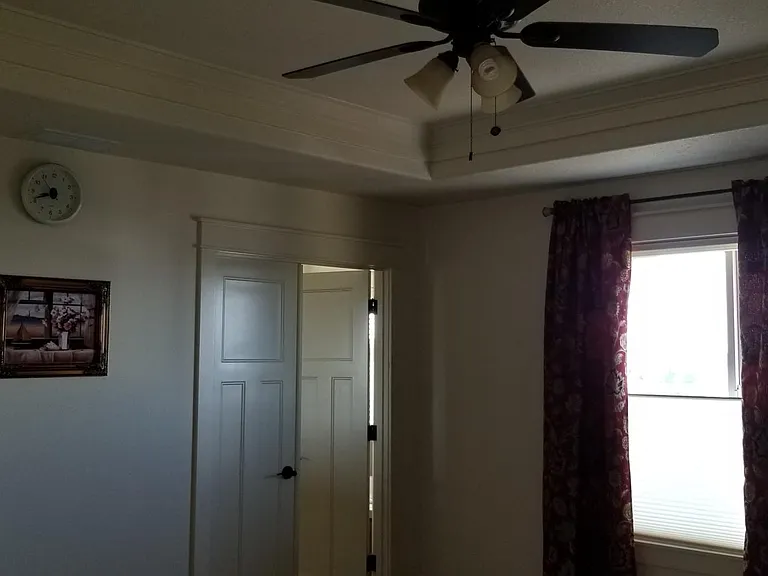 Master Bed with Fan