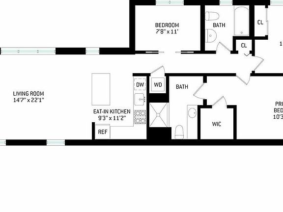 2nd image of 304 W 115th St APT 7A