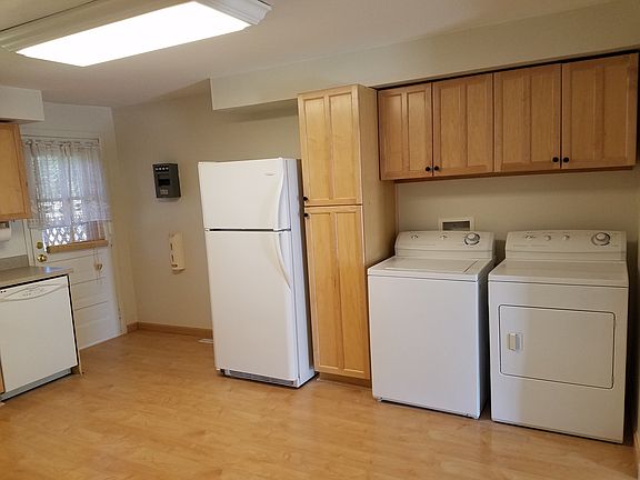 Optional washer and dryer