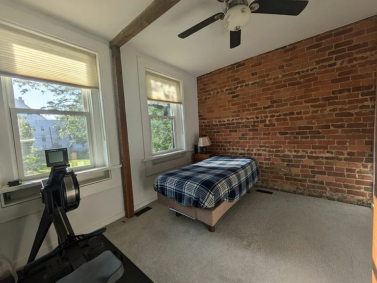 a smaller bedroom (currently occupied)