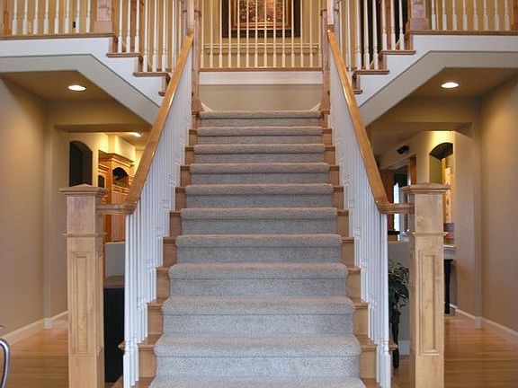 Grand staircase in foyer