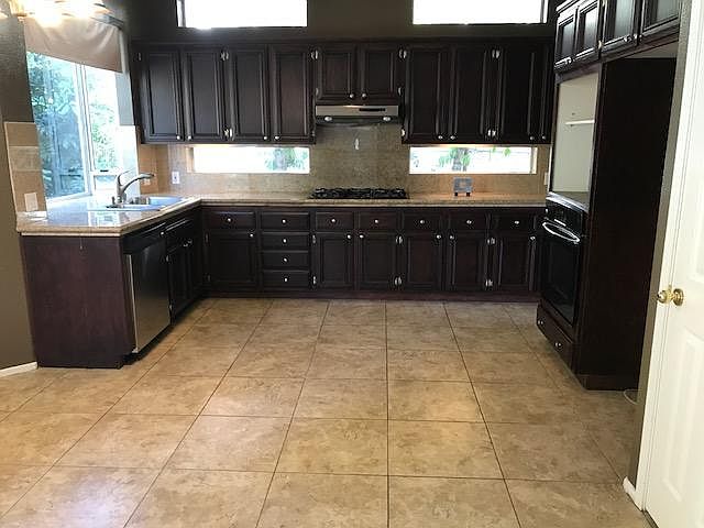 Large, open kitchen