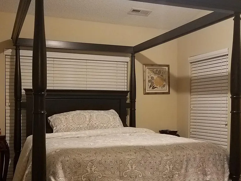 Master Bedroom with High Ceilings