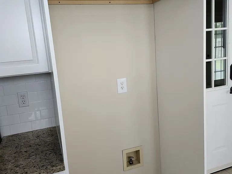 Location for refrigerator: "Must furnish your own refrigerator in this area."